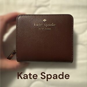 Kate Spade Dark Merlot Leather Wallet